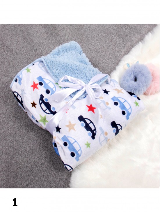 Kids' Car Patterned Super Soft Plush Blanket Kids' Car Patterned Super Soft Plush Blanket